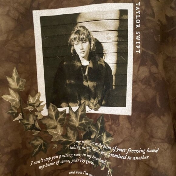 taylor swift “your ivy grows” evermore sweatshirt - Picture 2 of 4